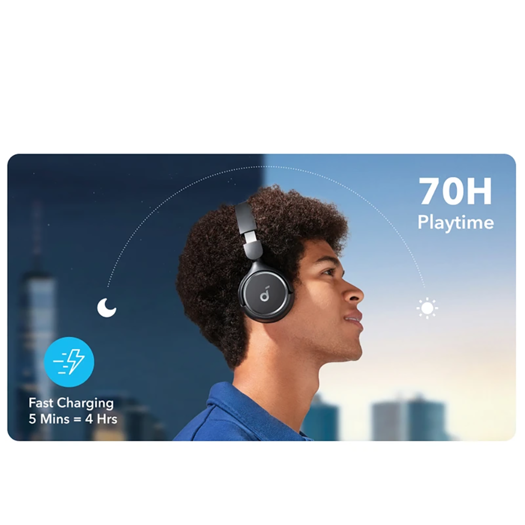 فروش نقدی و اقساطی هدفون بلوتوثی انکر مدل Soundcore H30i بدون قابلیت نویز کنسلینگ