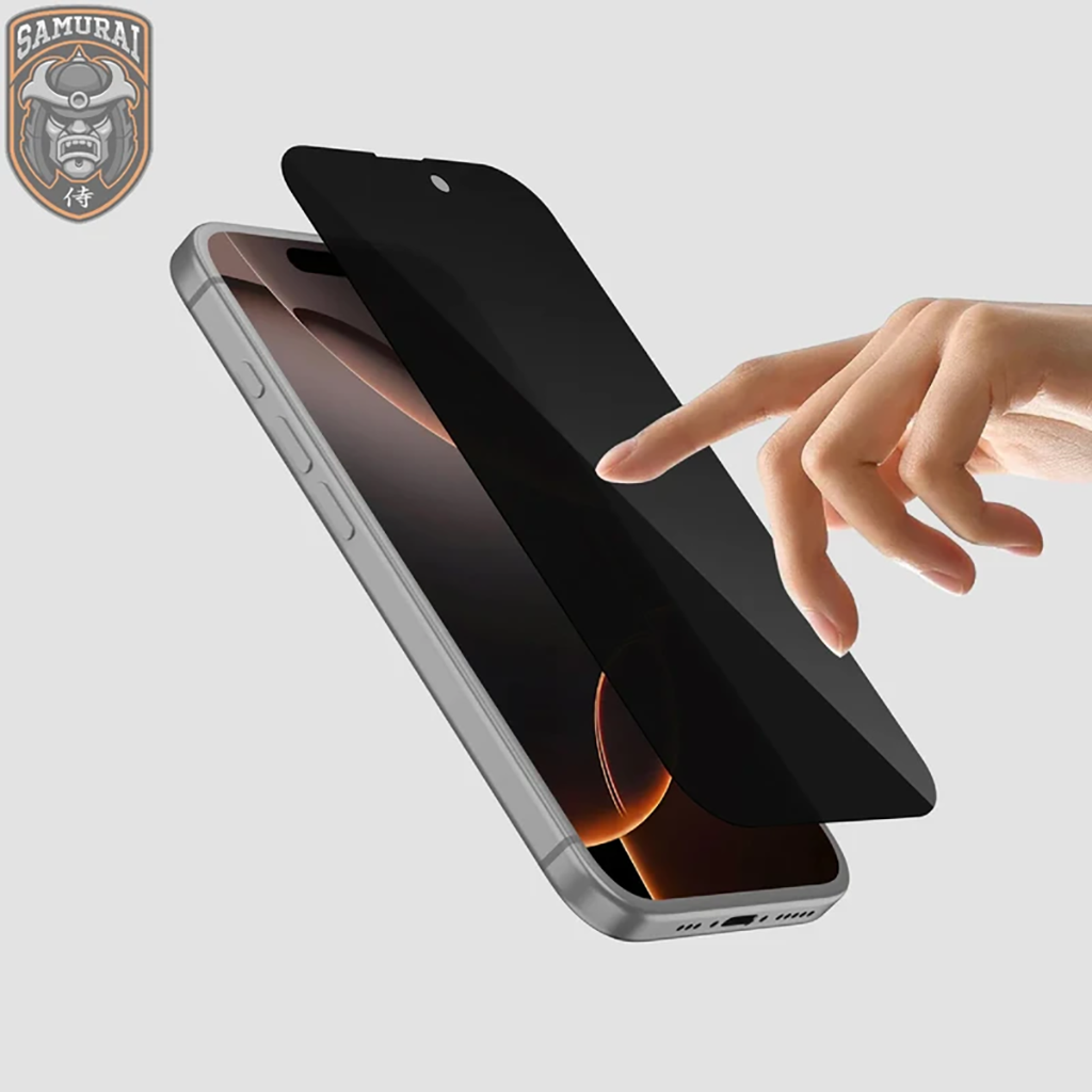 فروش نقدی و اقساطی محافظ صفحه نمایش حریم شخصی سامورایی مدل Private مناسب برای گوشی موبایل اپل iPhone 16 Pro Max
