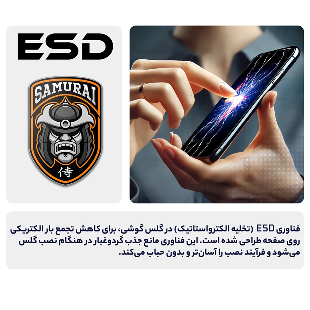 فروش نقدی و اقساطی محافظ صفحه نمایش سامورایی مدل ovglass مناسب برای گوشی موبایل سامسونگ Galaxy A54