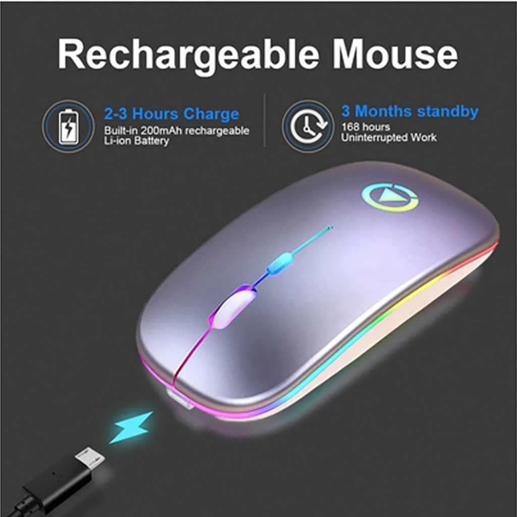 فروش اقساطی ماوس بی سیم مدل A2 RGB BT