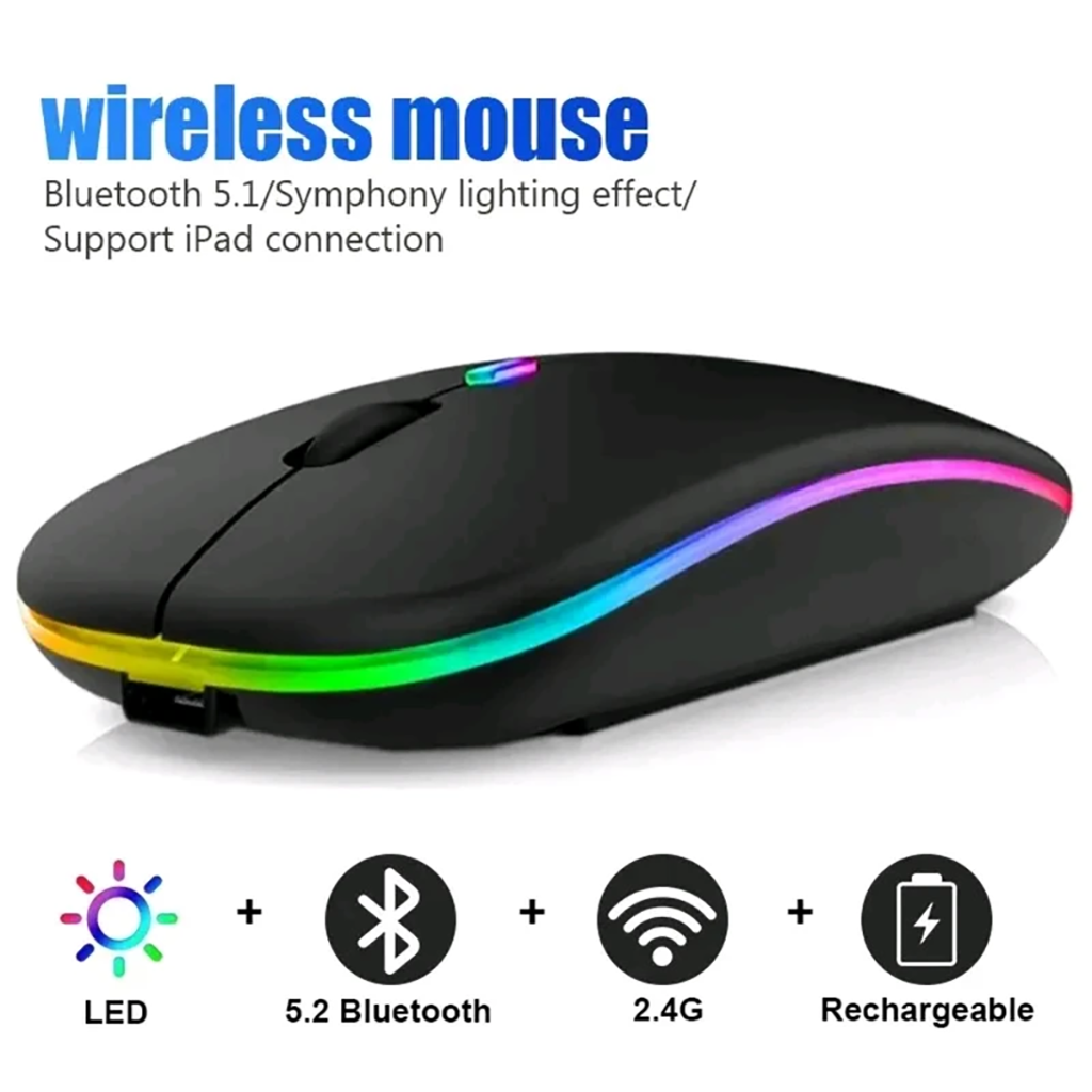 فروش اقساطی ماوس بی سیم مدل Silent RGB