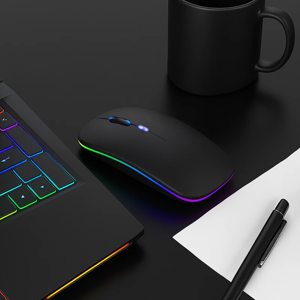 فروش اقساطی ماوس بی سیم مدل Slim RGB