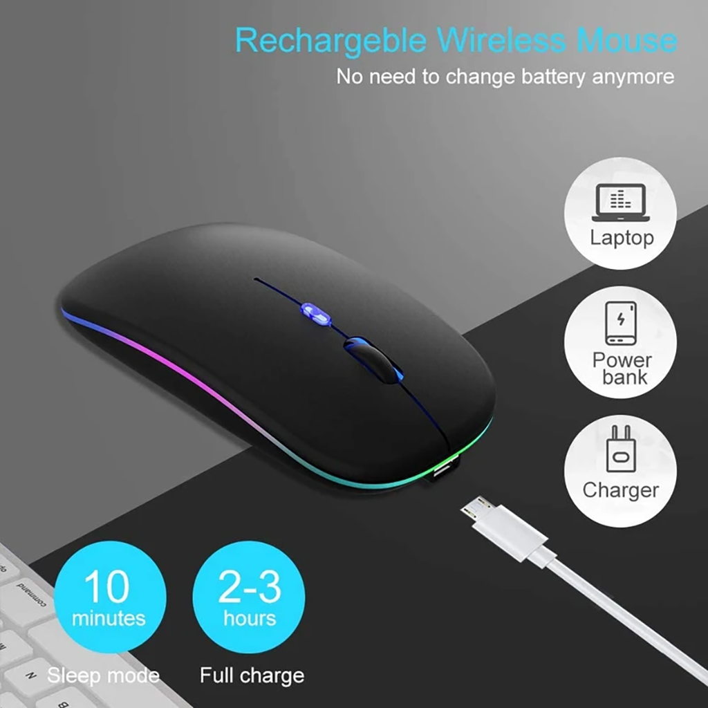 فروش اقساطی ماوس بی سیم مدل Slim RGB