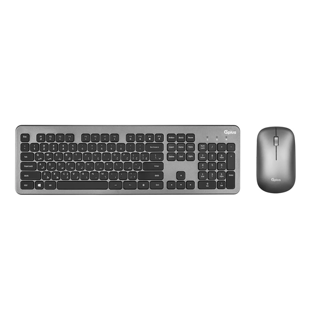 فروش اقساطی کیبورد و ماوس بی سیم جی پلاس مدل GMK-C360D با شرایط ویژه