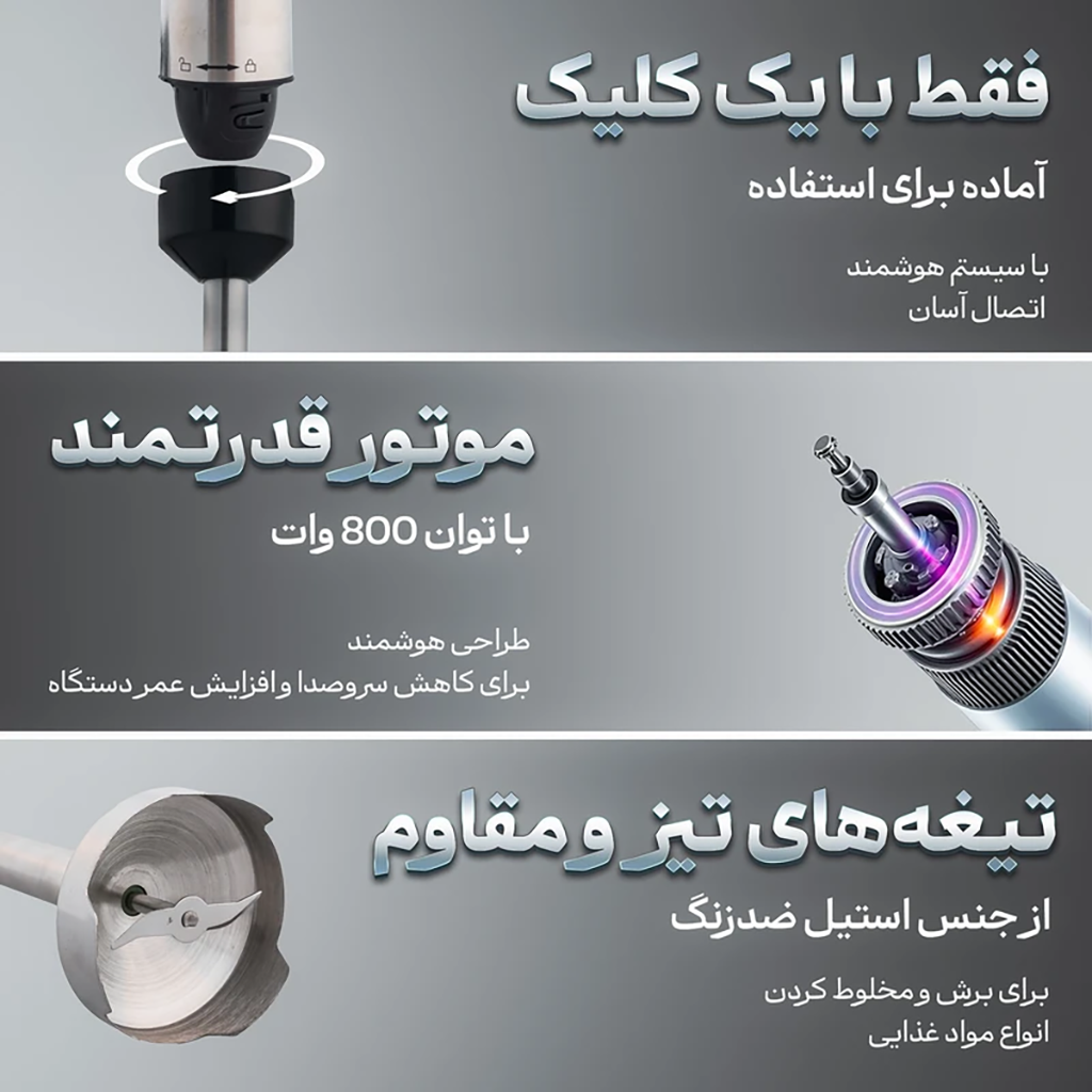 فروش نقدي و اقساطي غذاساز نیکووا مدل NMKM-92