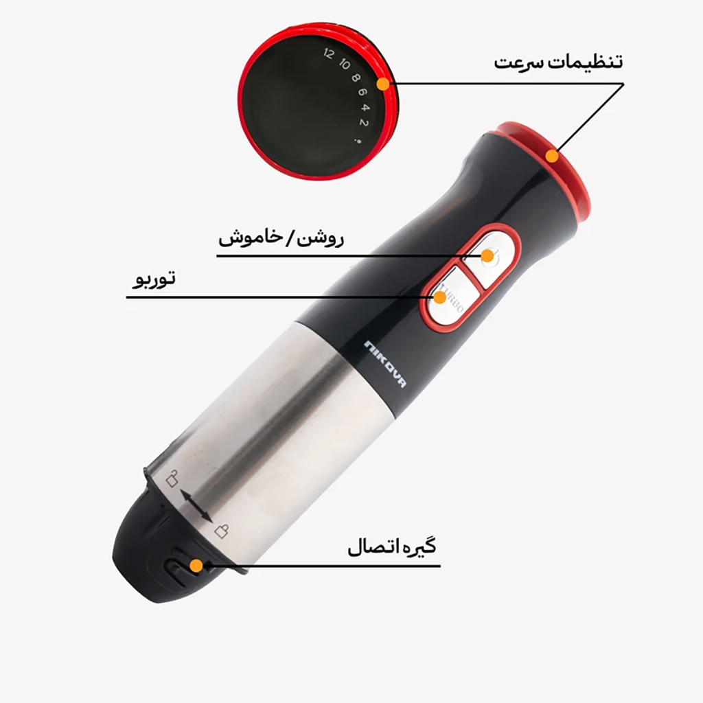 فروش نقدي و اقساطي غذاساز نیکووا مدل NMKM-92