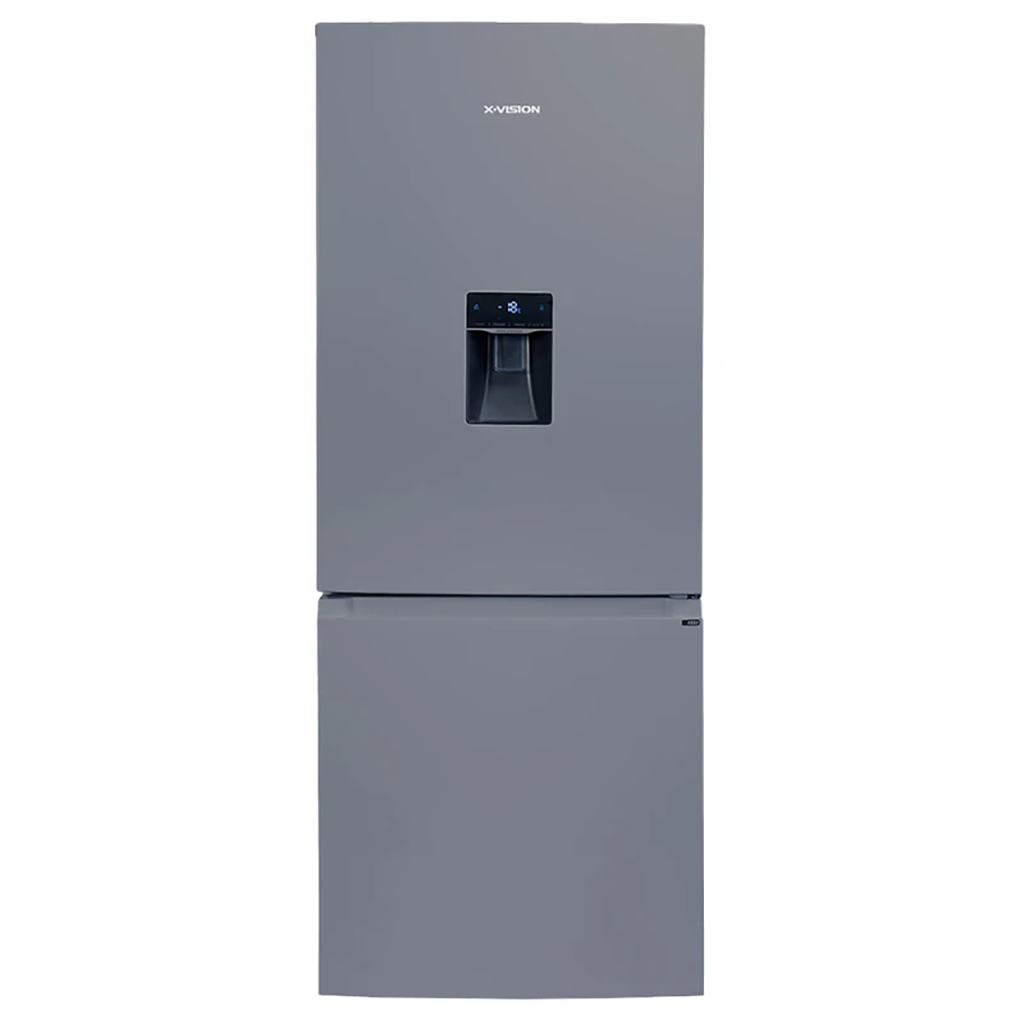 فروش نقدی و اقساطی یخچال فریزر طرح فریزر پایین 20 فوت ایکس ویژن مدل HB470-WI/SI