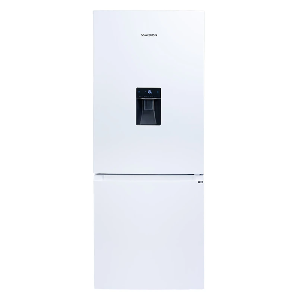 فروش نقدی و اقساطی یخچال فریزر طرح فریزر پایین 20 فوت ایکس ویژن مدل HB470-WI/SI