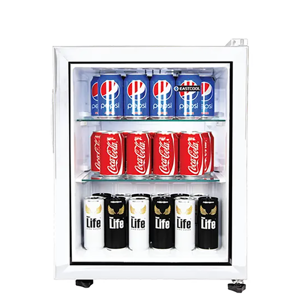 فروش نقدی و اقساطی یخچال ایستکول 3 فوت مینی بار شوکیس مدل TM-4164-HS سفید