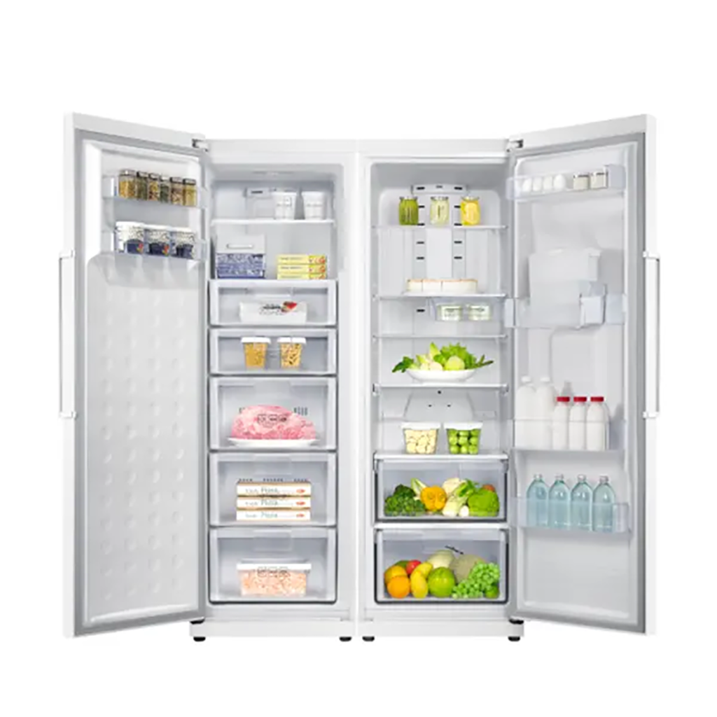 فروش نقدی و اقساطی یخچال فریزر دوقلو 40 فوت سام مدل RR65-RZ65-W