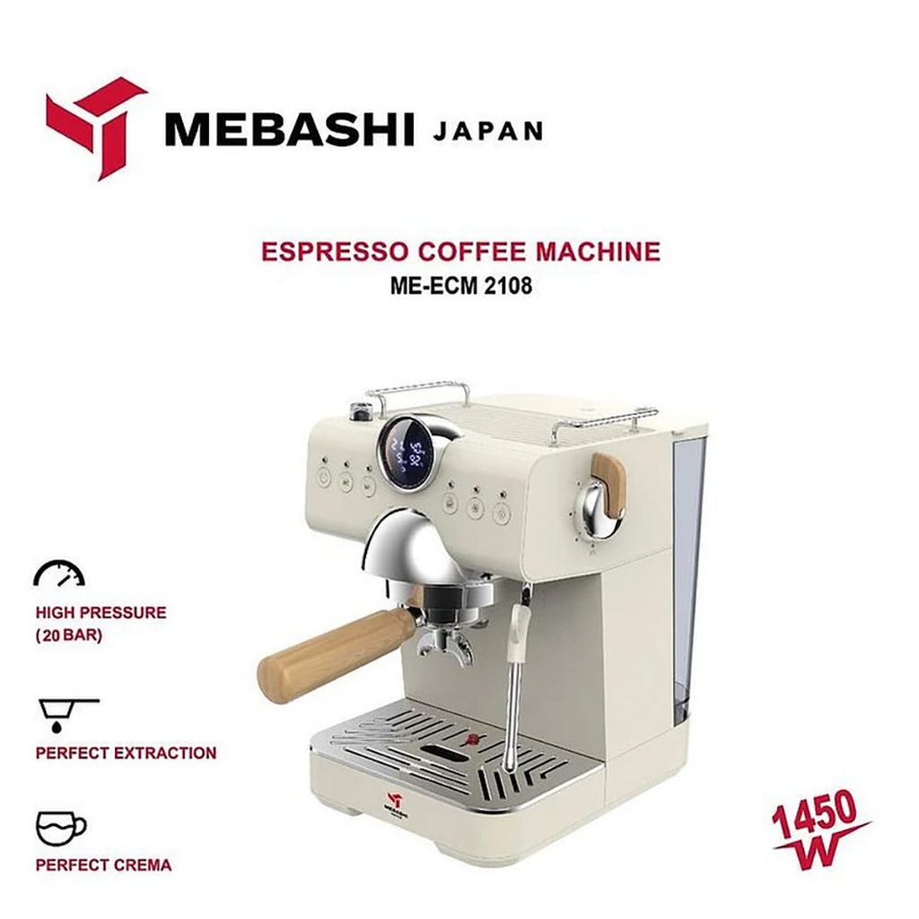 فروش نقدي و اقساطی اسپرسو ساز خانگی 1.5 لیتری مباشی مدل ME-ECM2108