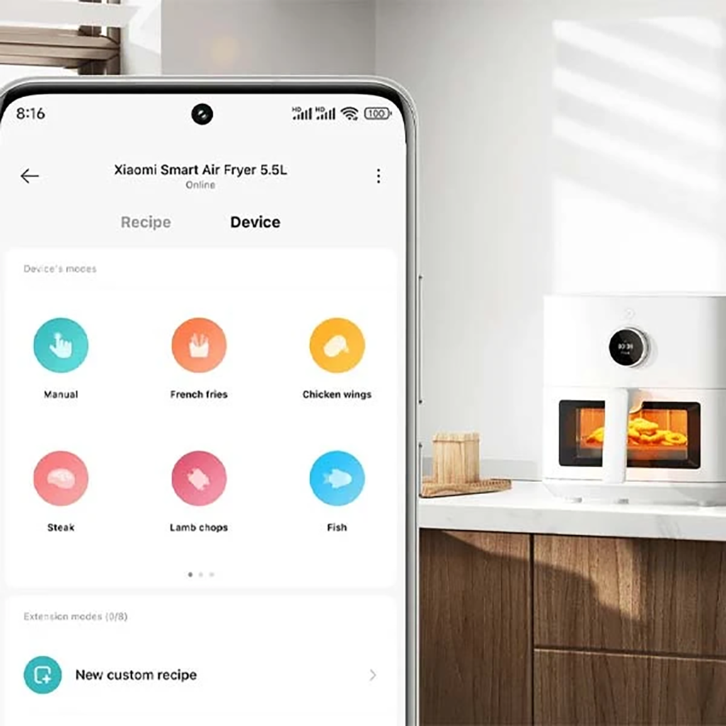 فروش نقدي و اقساطی هواپز ۵ لیتر شیائومی مدل سرخ کن بدون روغن 5.5 لیتری شیائومی مدل MAF15 GLOBAL VERSION