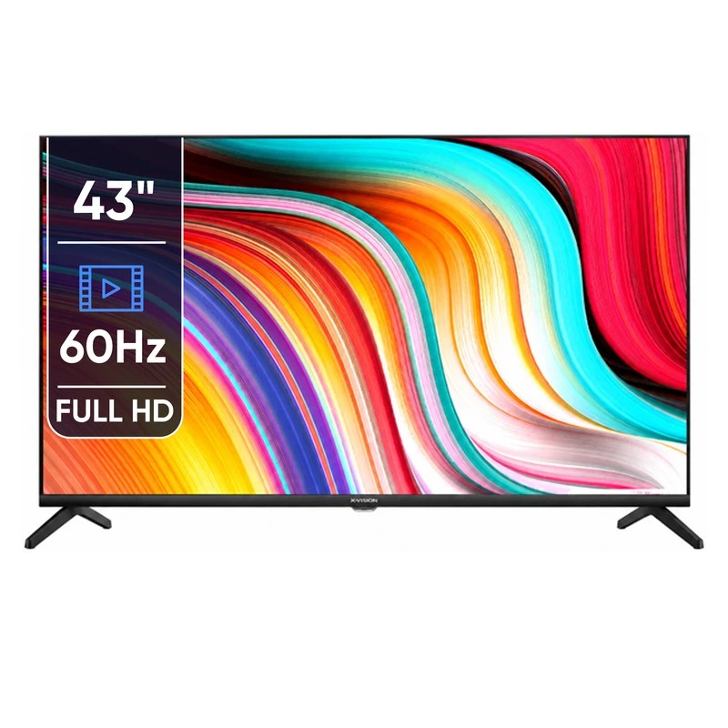 فروش نقدی و اقساطی تلویزیون 43 اینچ ال ای دی هوشمند ایکس ویژن مدل 43XH610